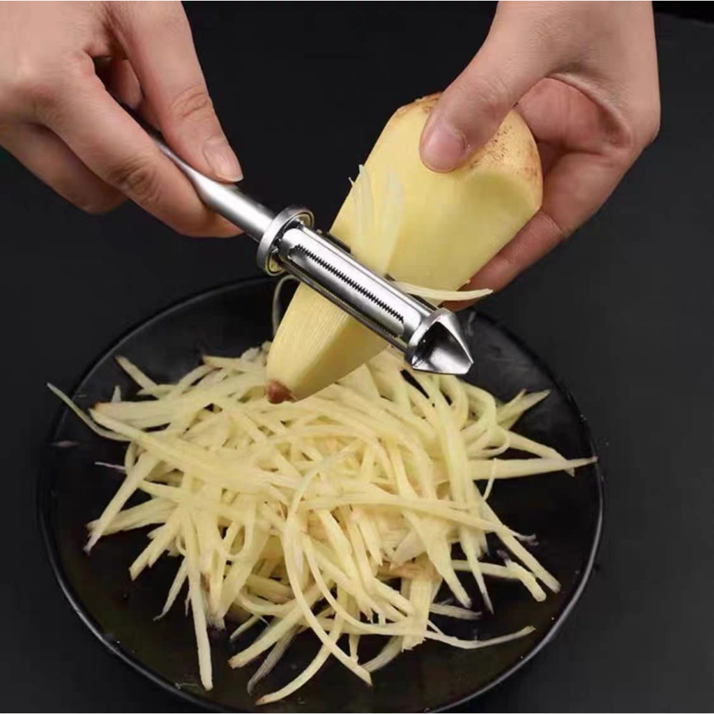 Pisau Kupas Multifungsi Peeler Knife Stainless Pengupas Buah Sayur Alat Kupas Buah Sayur