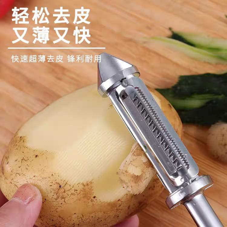 Pisau Kupas Multifungsi Peeler Knife Stainless Pengupas Buah Sayur Alat Kupas Buah Sayur