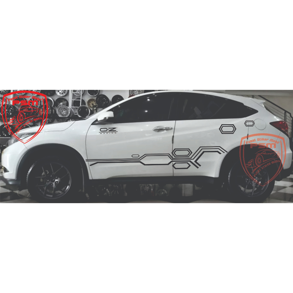 Termurah cutting sticker mobil STIKER HRV STICKER MOBIL HONDA HRV OZ STRIPING