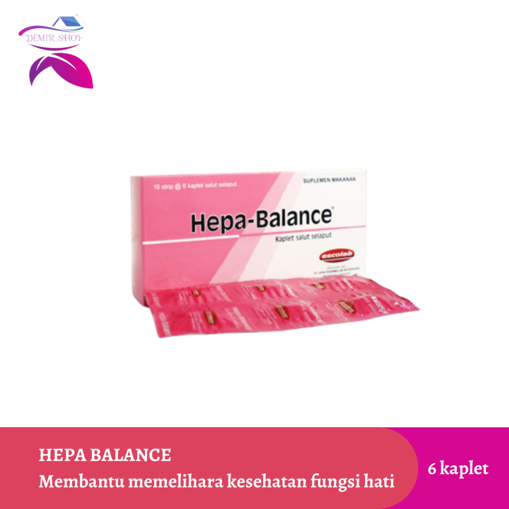 Hepa Balance Strip 6 Kaplet / Menjaga Kesehatan Fungsi Hati