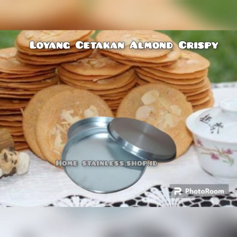 Cetakan Coklat Almond Crispy Cheese / Cetakan Kue Kering Bulat
