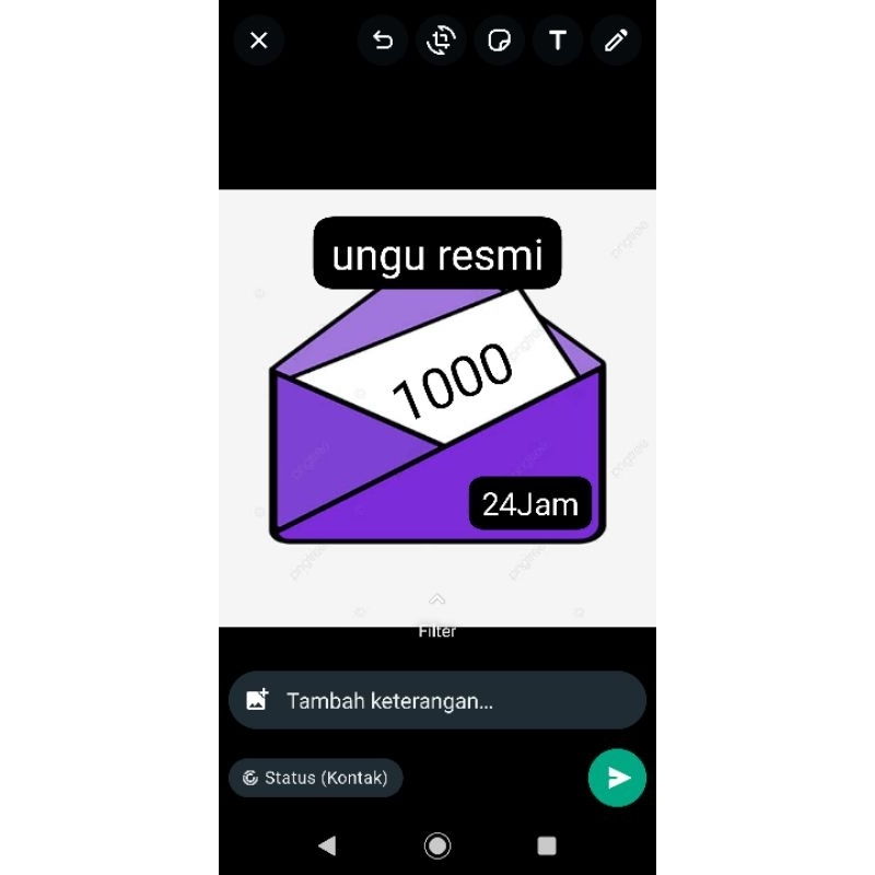 

amplop ungu
