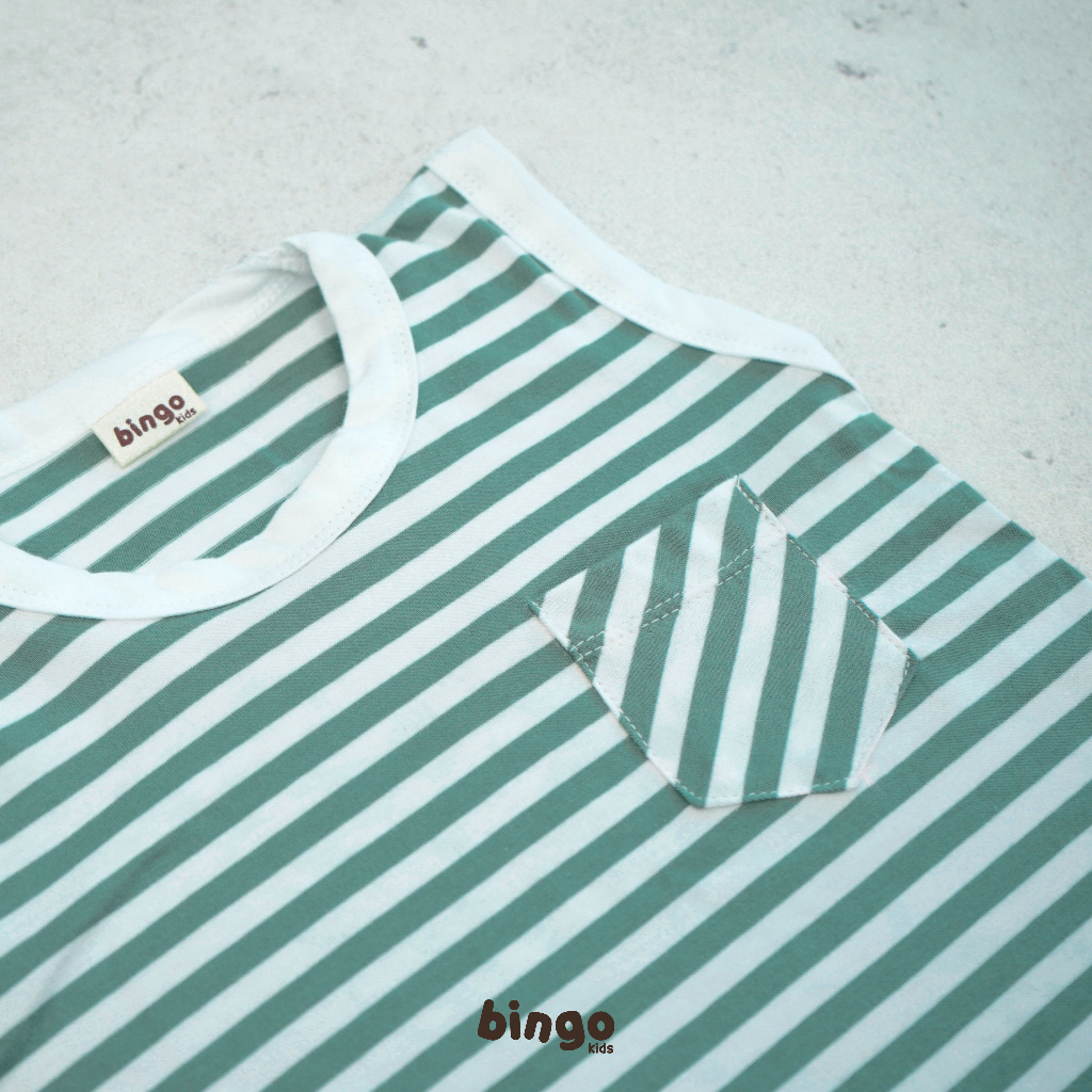 BINGOKIDS | STRIPE SLEEVELESS / Kaos Kutung Garis / Singlet Anak Balita 1-5 Tahun        Singlet Garis Anak Laki Perempuan Unisex Bahan Katun Cotton Premium Earth Tone Olive Green Hijau Beige Cream Krem Biru Red Ungu