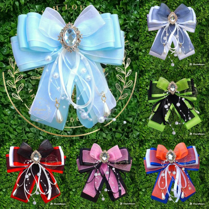 pita brooch // pita lightstick aplikasi dekorasi