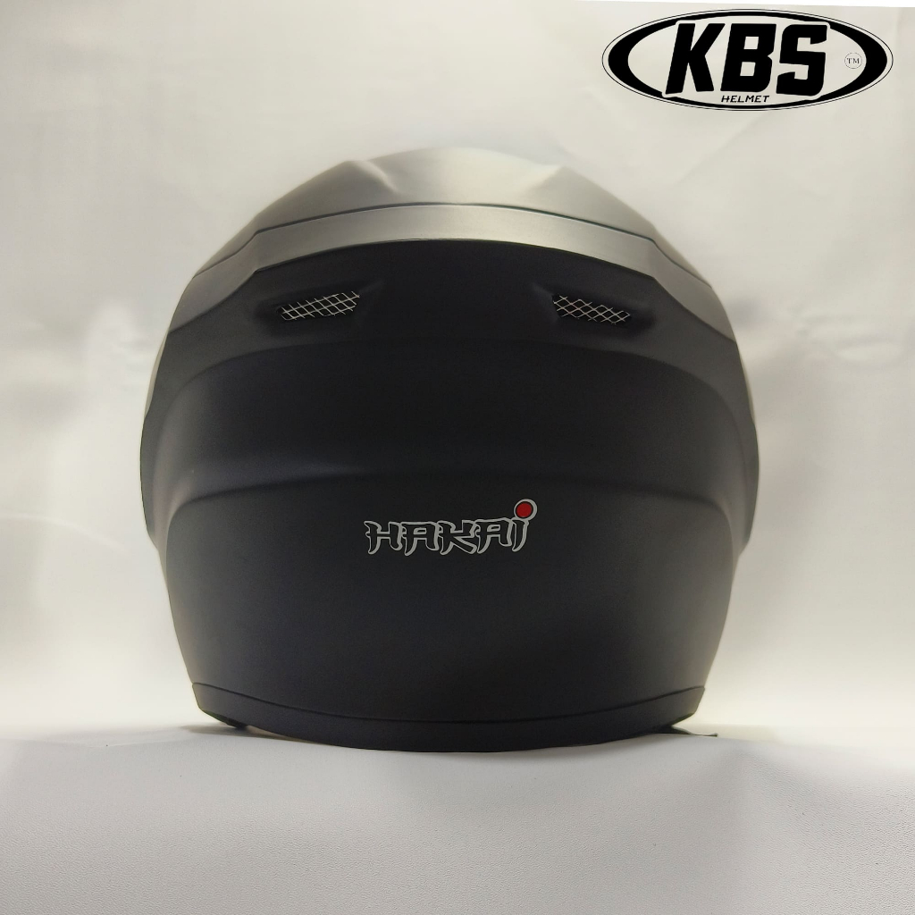 HELM HALF FACE KBS HAKAI KAYROZ HITAM DOF/ HELM PRIA DAN WANITA DEWASA SNI