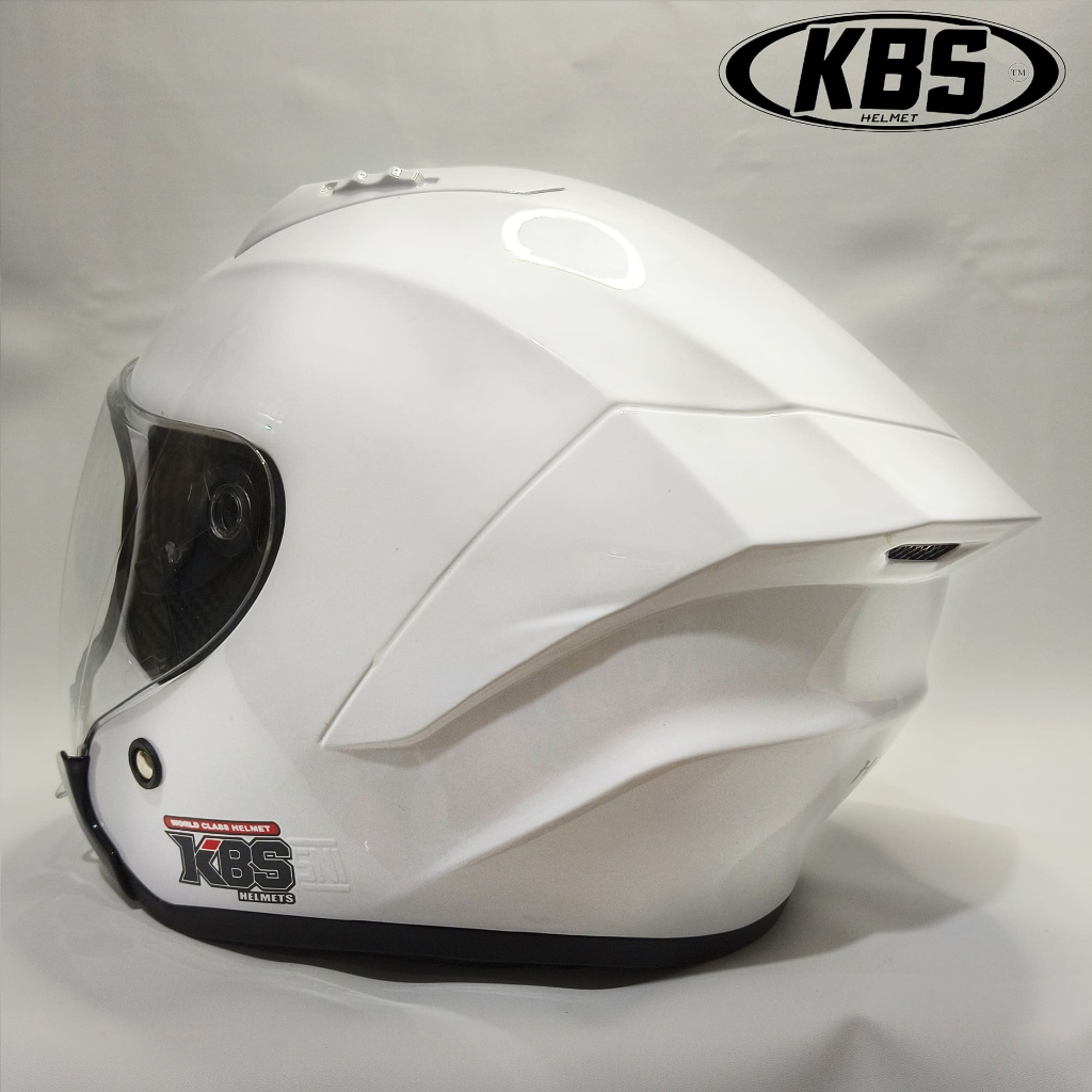 HELM HALF FACE KBS HAKAI KAYROZ PUTIH/ HELM PRIA DAN WANITA DEWASA SNI