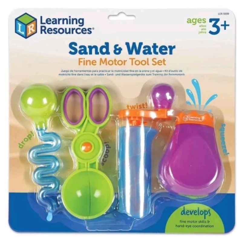 Sand & Water Fine Motor Tools Set by Learning Resources