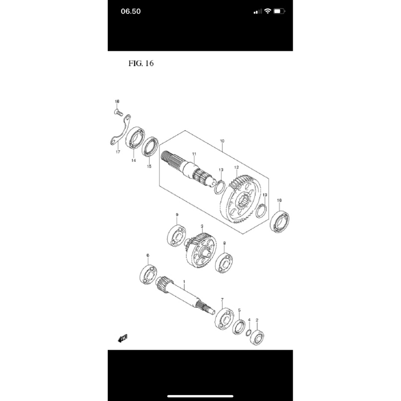 Bearing / Laker Gardan Drive Shaft L Suzuki Nex / Nex Fi Ori Sgp Promo