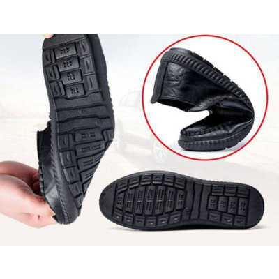 Leedoo Sepatu Kulit PU Pria Slip On Sepatu Pentofel Pria Formal Kulit Fashion Kerja Casual Shoes 121