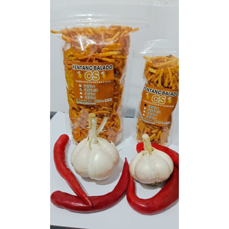 

Kentang Balado (mustofa soestring) kemasan 50g