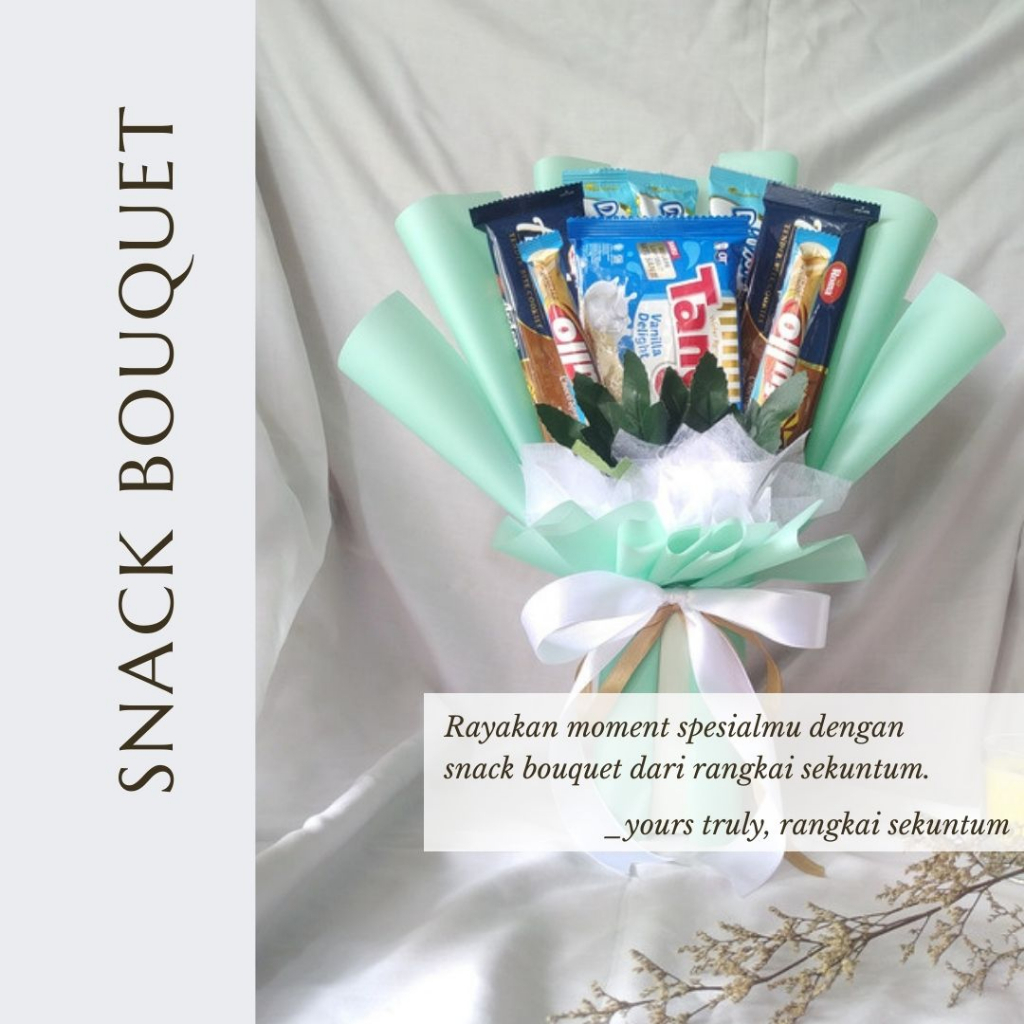 

Buket Snack Premium Hadiah Wisuda, Sidang, Ulang Tahun