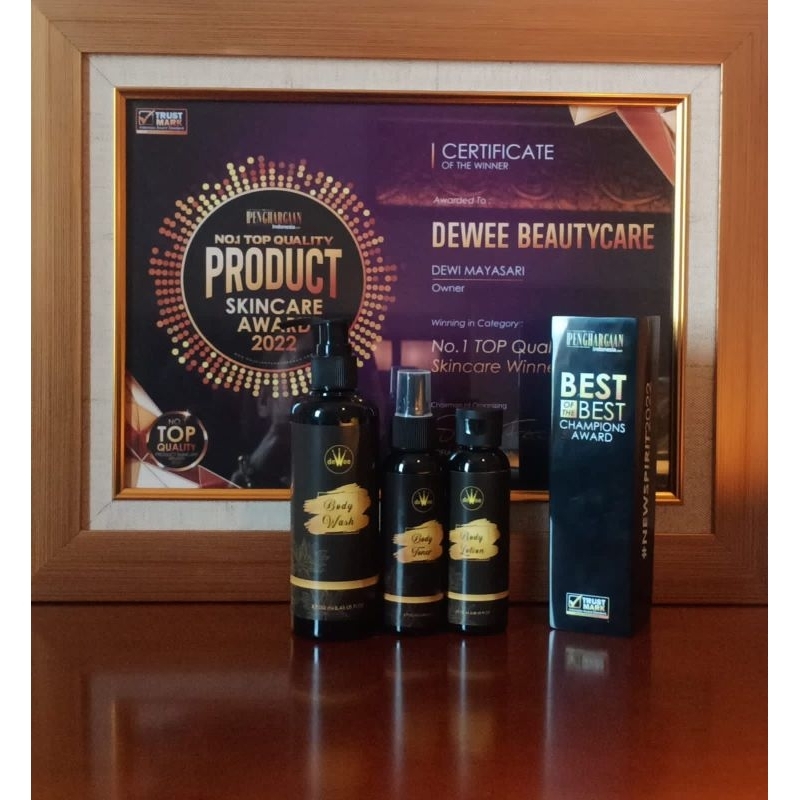 Dewee Skincare BPOM Original Perawatan Kecantikan Glowing Pemutih Wajah Badan