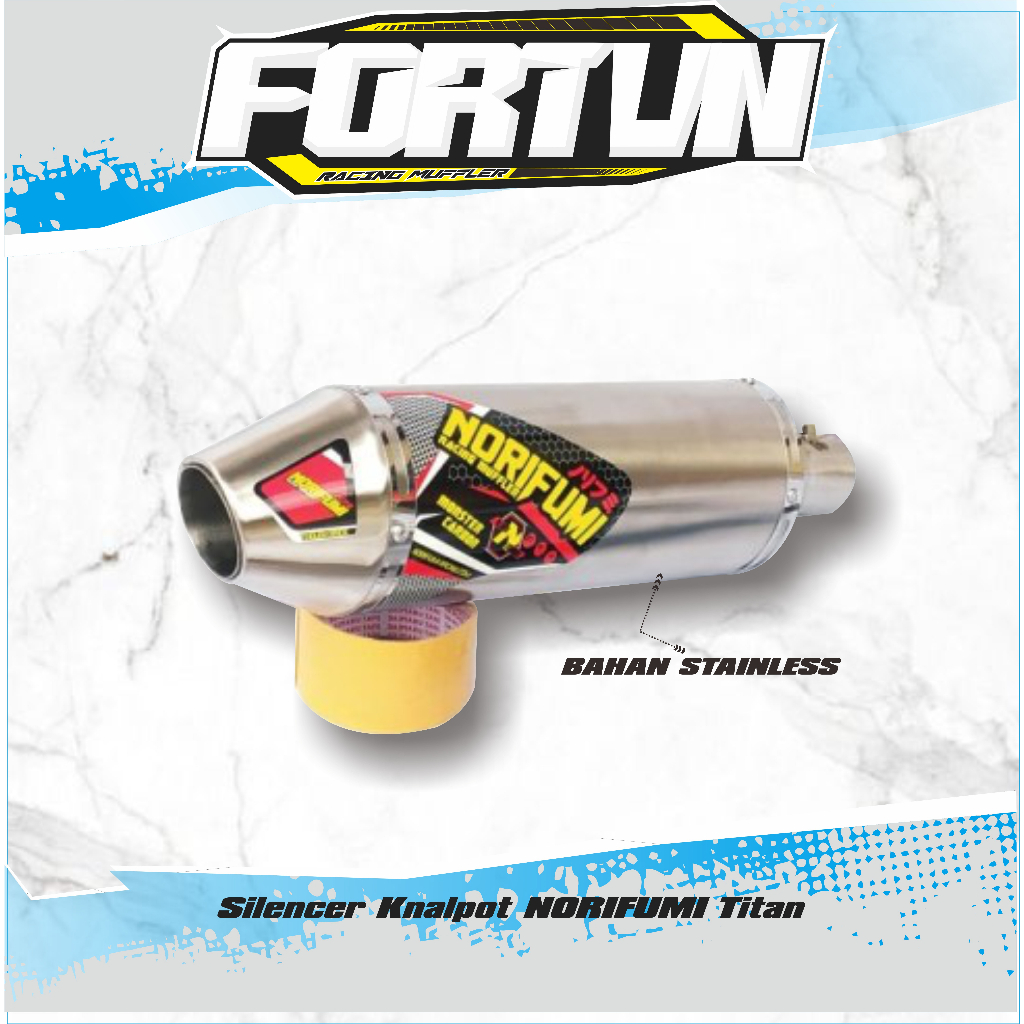 Silencer Knalpot NORIFUMI Titan - FortunKnalpot