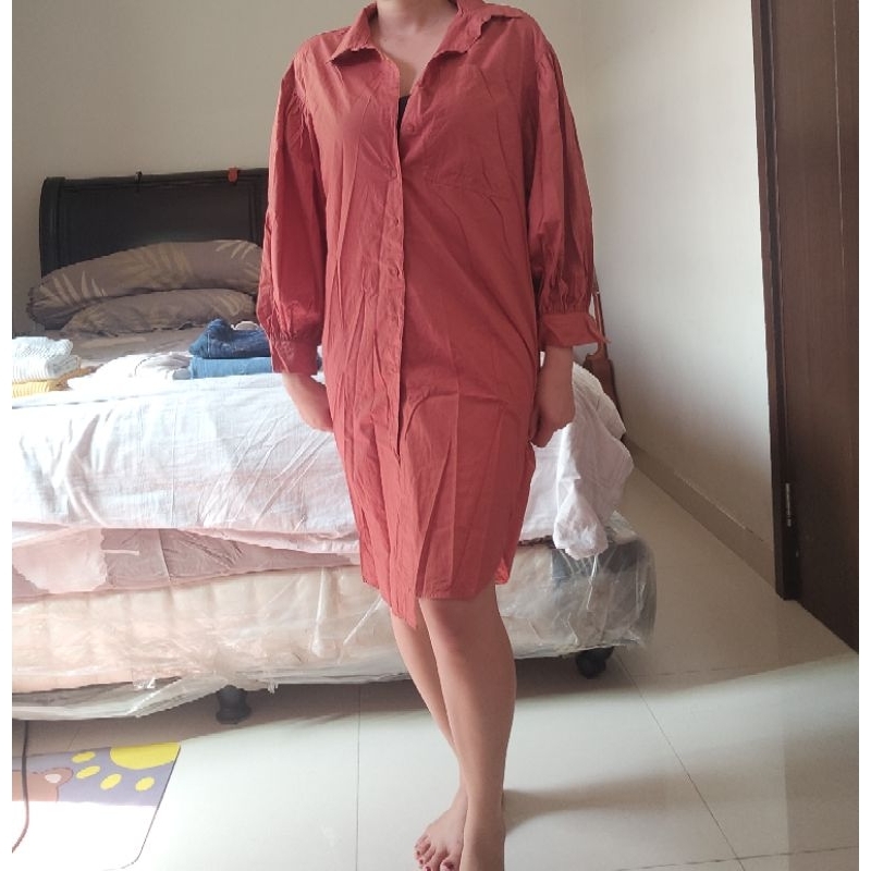 H&M, kemeja dress H&M