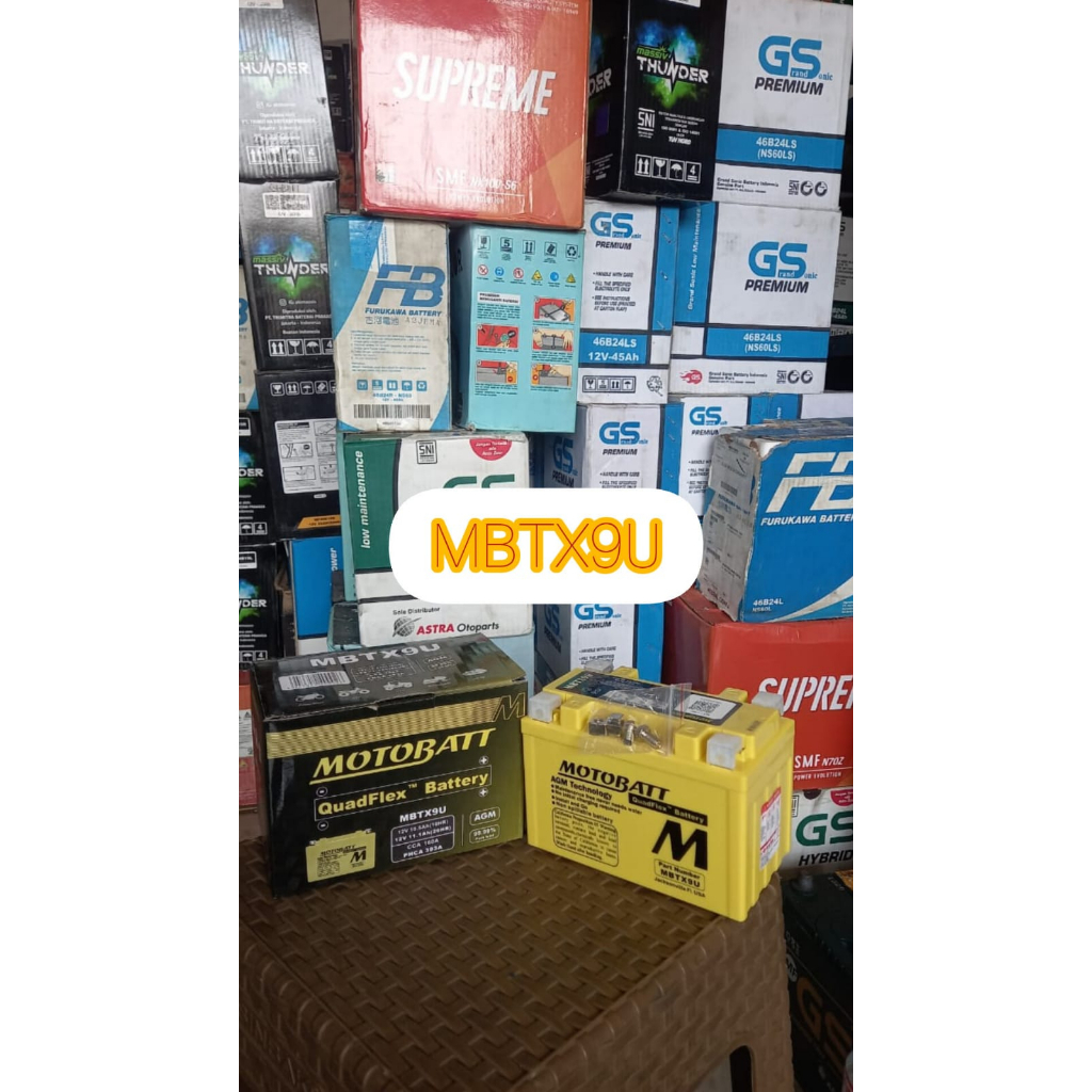 Aki motor motobatt mbtx9u honda cbr 900 rr 12volt 8ah