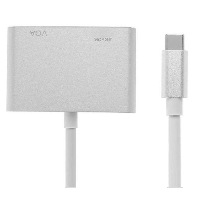 Converter Adapter Kabel USB Type C to HDMI VGA Support 4k