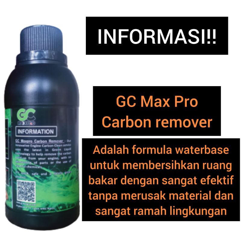 CARBON REMOVER GC MAXPRO 250 ML carbon cleaner non korosif tune up gurah mesin