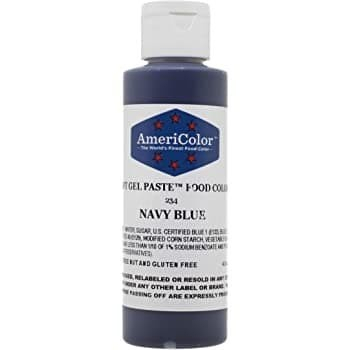 

Americolor 4.5oz 128gr Navy Blue softgel color icing color pewarna makanan biru gelap
