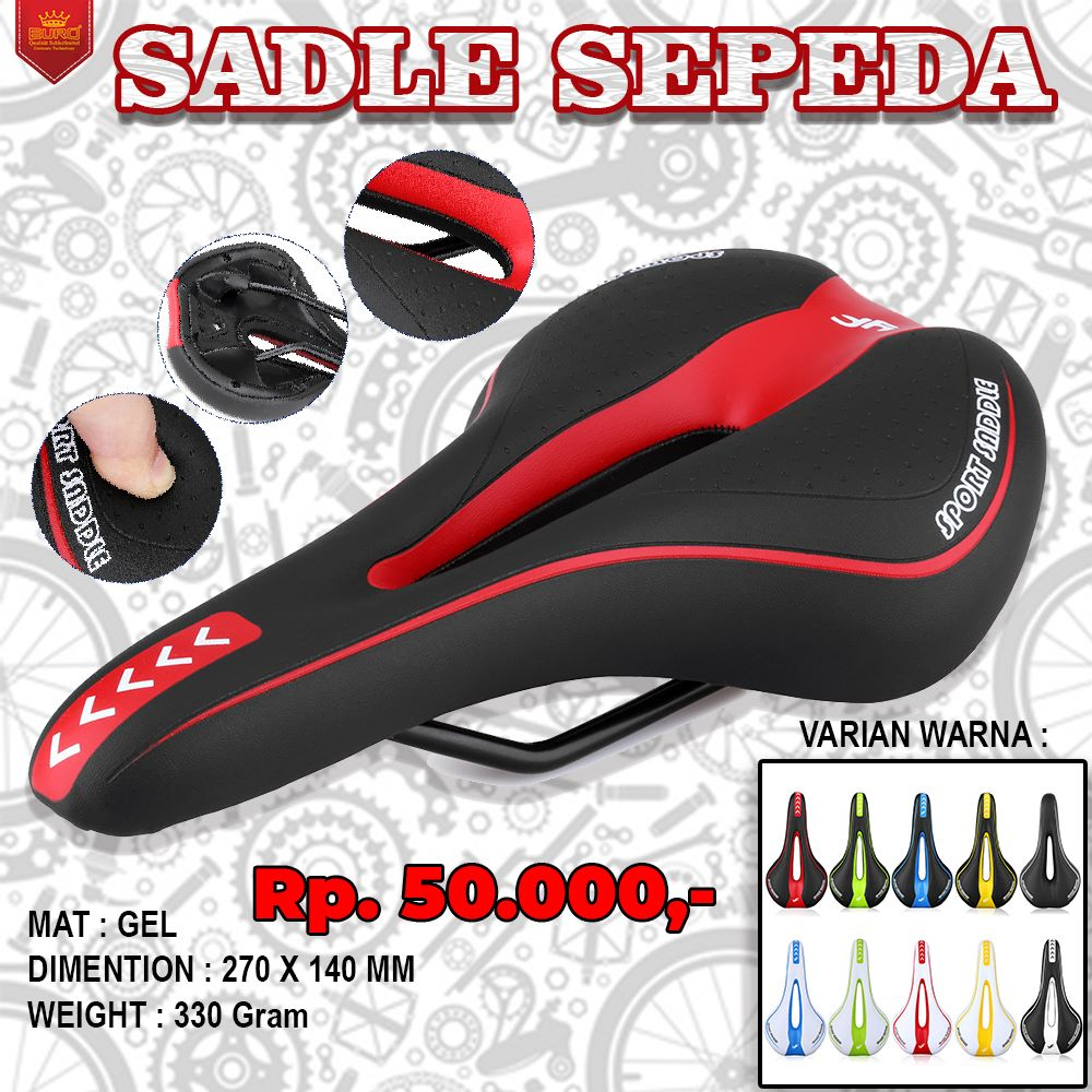 Sadle Sepeda | Sadel Sepeda Jok Sepeda Empuk Aksesoris Sedel Sepeda Tempat Duduk Sepeda Anak Dewasa Bangku Sepeda Gunung Lipat Ontel MTB A92