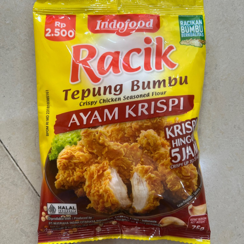 

Tepung Bumbu Ayam Krispy Indofood