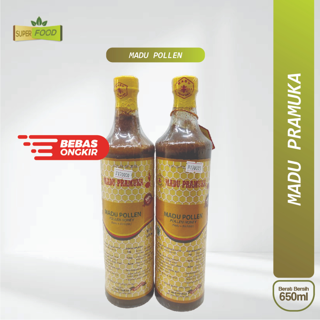 

Madu Pramuka BEE POLLEN 650ml