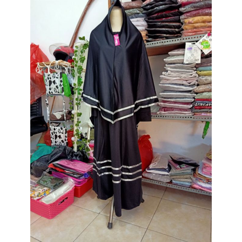 set dress simple sederhana nyaman dipakai Rizquna shop