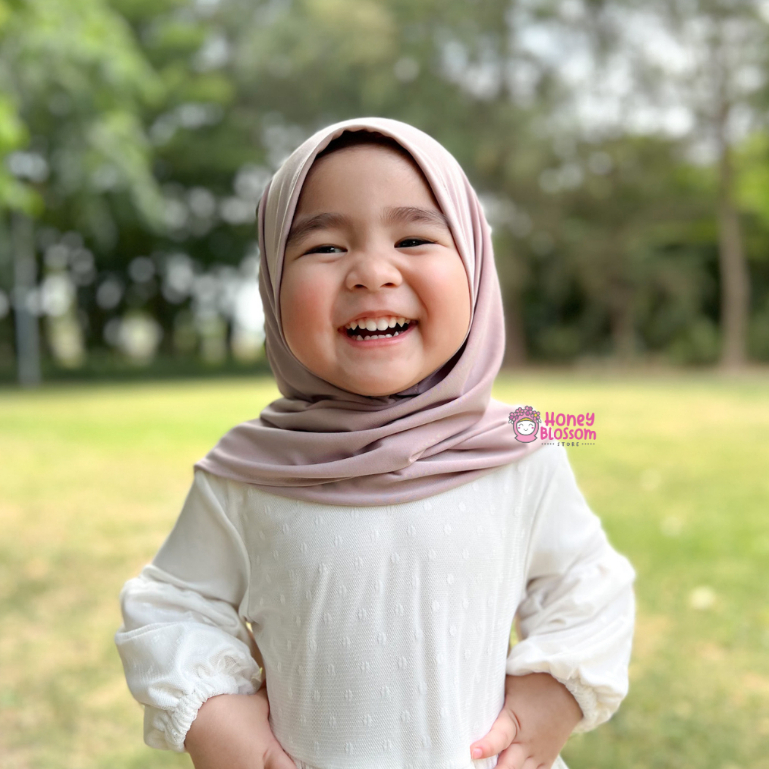 HONEYBLOSSOM jilbab bayi / jilbab bayi 6 12 bulan perempuan zahra cantik