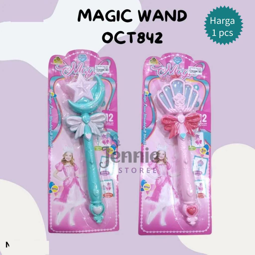 ( Jenniestoree ) Mainan Tongkat Peri Magic Wand OCT841 / Mainan Tongkat Peri Princess