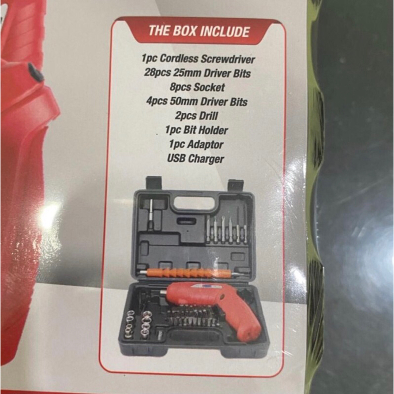 KODENKI KDK-CSM101 Bor cas baterai. Bor obeng cas ulang Bor cordless obeng bor bateray aki kecil 6mi