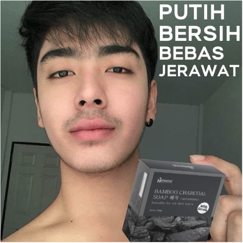 BPOM Sabun Pembersih Wajah Pria / Pembersih Wajah Pria Kusam / Sabun Pemutih-Wajah Pria Permanen