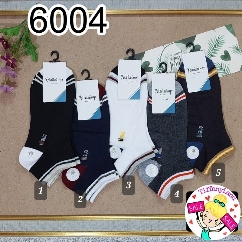 kaos kaki pria katun korea style 6004