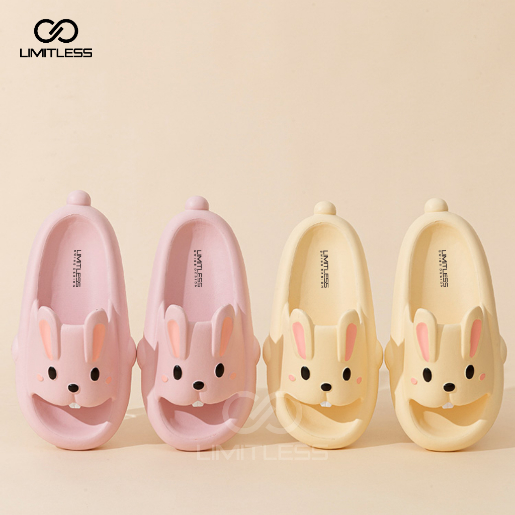 Sandal Rabbit Anak Perempuan Slip On Korea Sendal Bunny Anak Karakter Lucu Sandal Kelinci Terbaru 2023