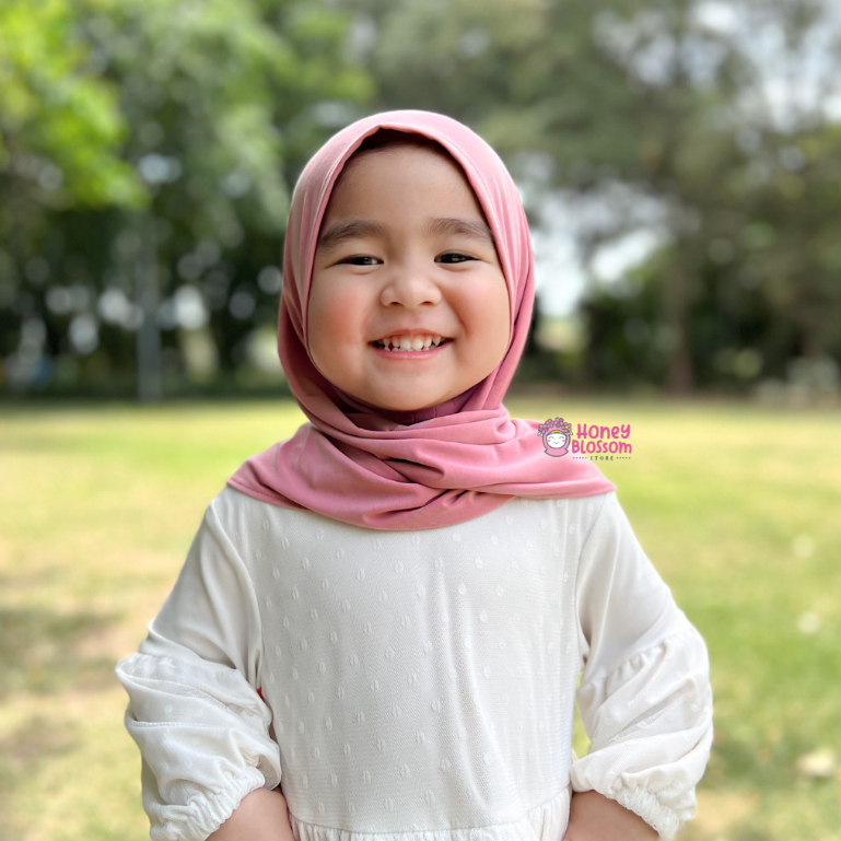 HONEYBLOSSOM hijab bayi / hijab bayi perempuan 6 12 bulan zahra