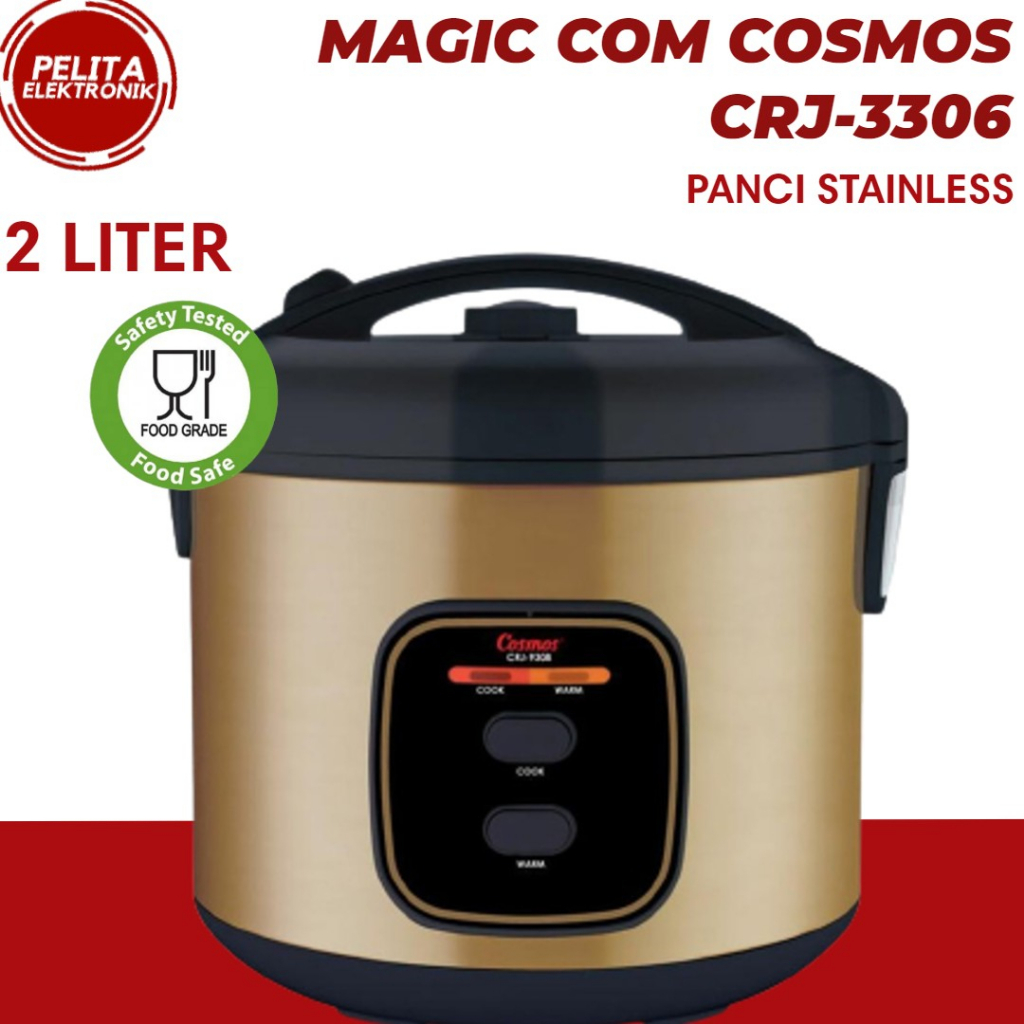 MAGIC COM COSMOS STAINLESS CRJ-9308/ RICE COOKER COSMOS STAINLESS