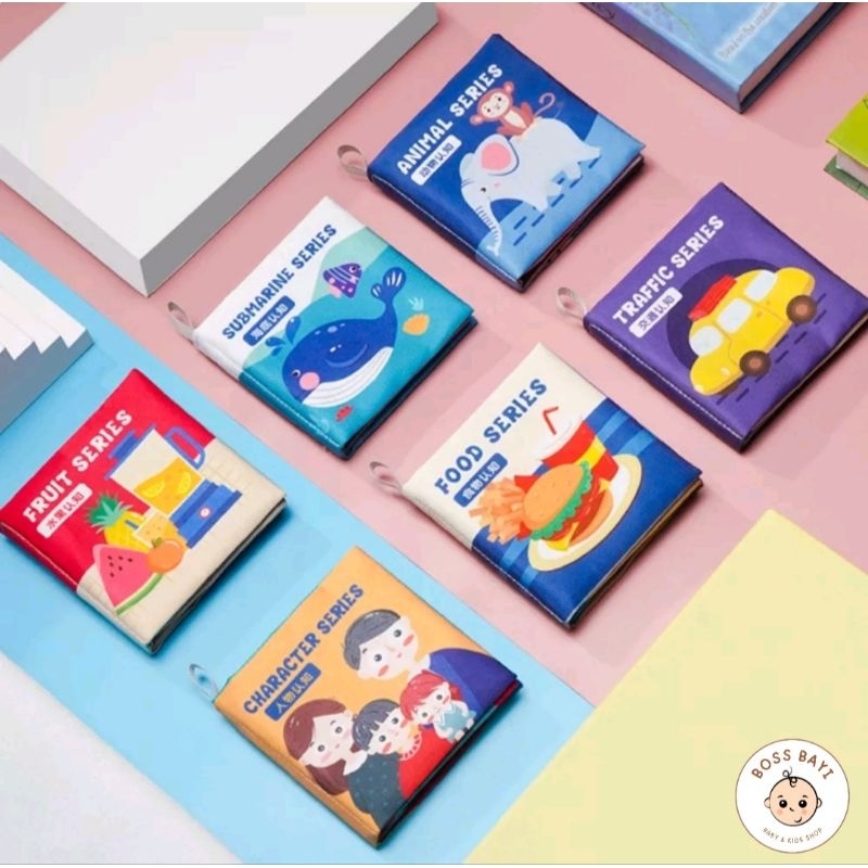 BOSS BAYI - Soft Book / Mainan Buku Kain Bayi Anak