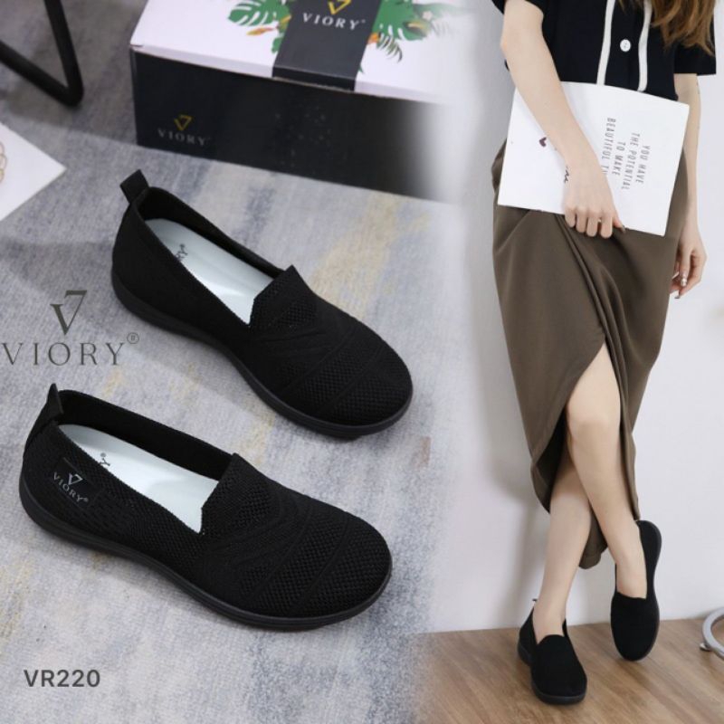 VIORY Sepatu Flat Kanvas Shoes #VR220 ORIGINAL