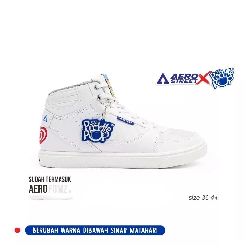 Aerostreet x Paddle Pop / Armature Change Colour Putih Putih Hitam