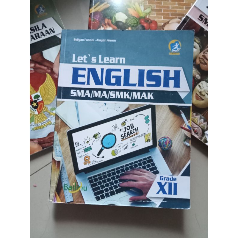 buku let's learn English bahasa Inggris 3 kelas 12 SMA bailmu