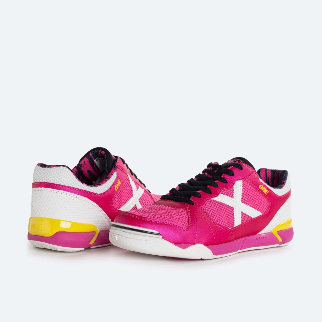 SEPATU FUTSAL X MUNICH One Indoor 56 - Pink White