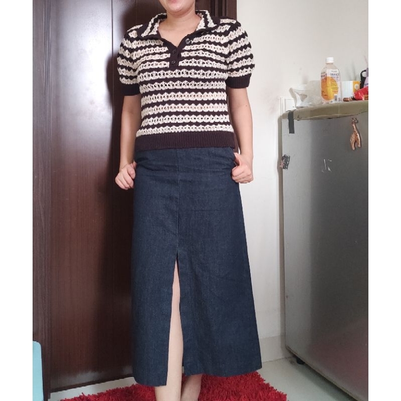 mango knit, mango atasan, atasan knit mango