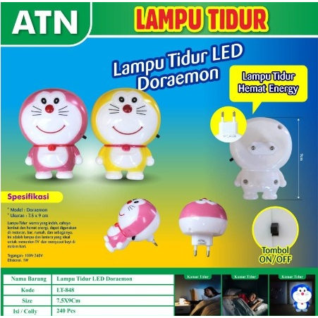 Lampu Tidur LED ATN Karakter Hemat Energy MURAH