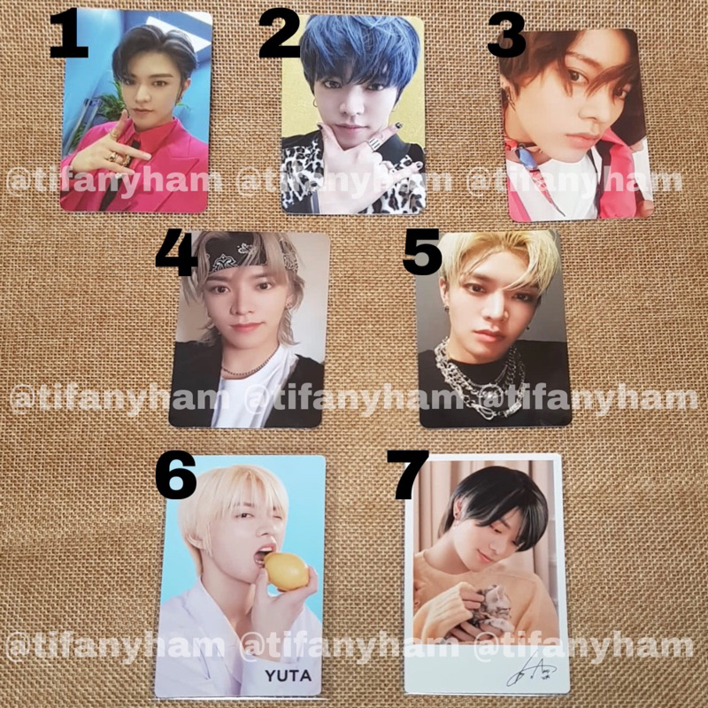 [BACA DESKRIPSI] OFFICIAL PHOTOCARD YUTA NCT 127 RESONANCE CHERRY BOMB NEOZONE THE FINAL ROUND NATUR