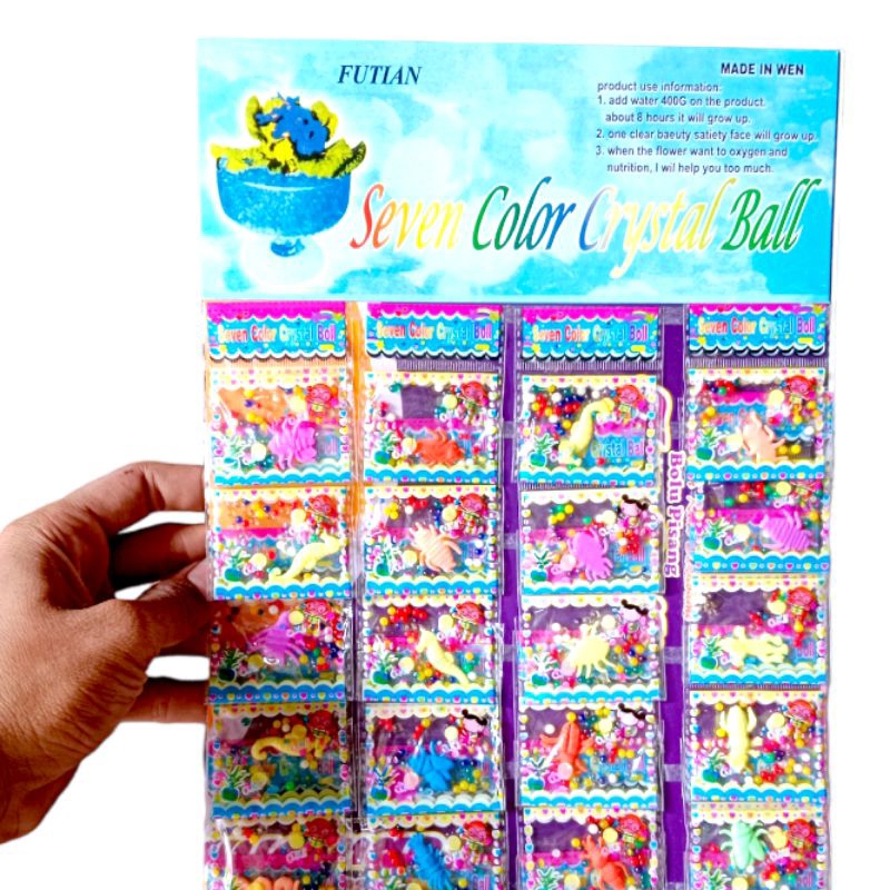 MAINAN WATERBEADS HYDROGEL BOLA RENDAM WATER BEADS WARNA WARNI5
