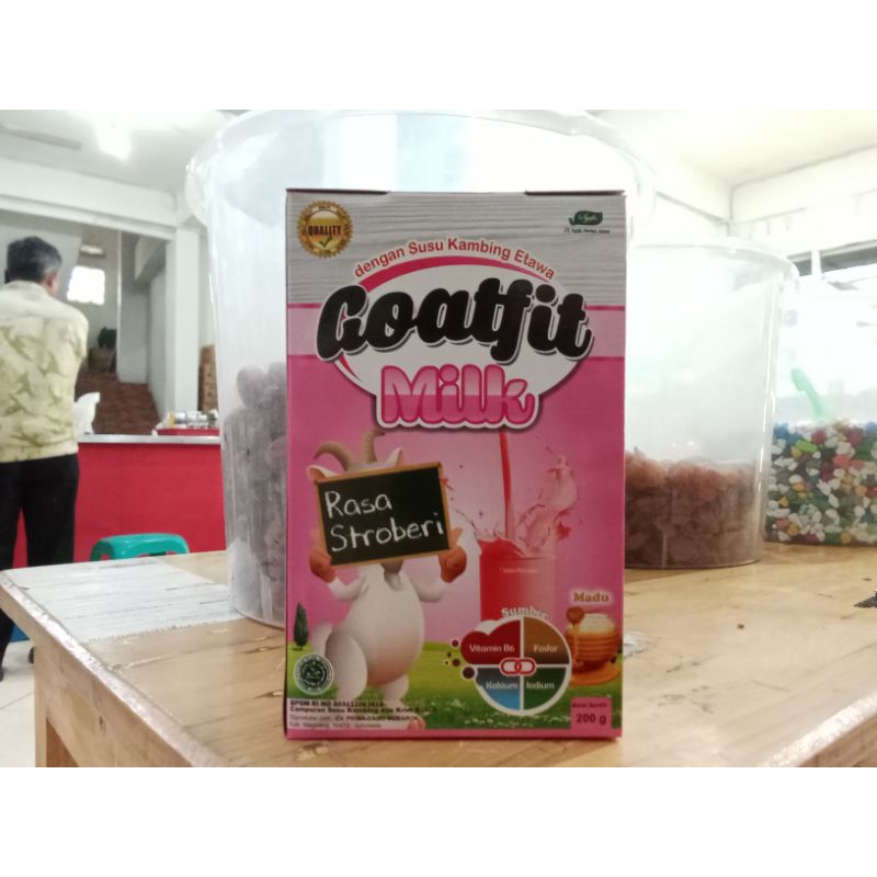 

Goatfit susu kambing rasa strawberry original murah