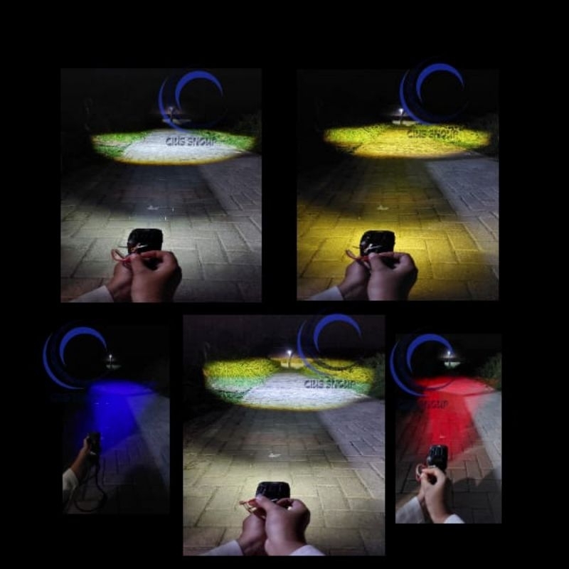 NINE LUXIMOS SHOOTING LIGHT R5 DEVIL EYE 2 WARNA PUTIH KUNING LAMPU SOROT MOTOR DAN MOBIL
