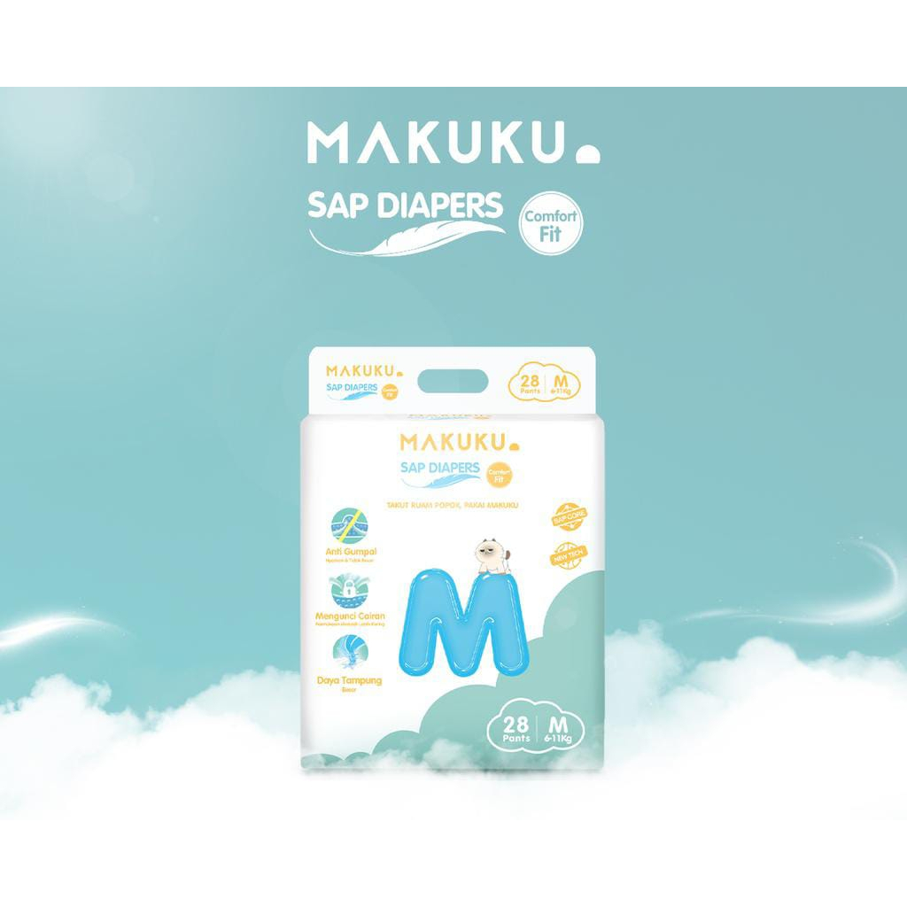 Makuku Comfort Fit SAP Diapers