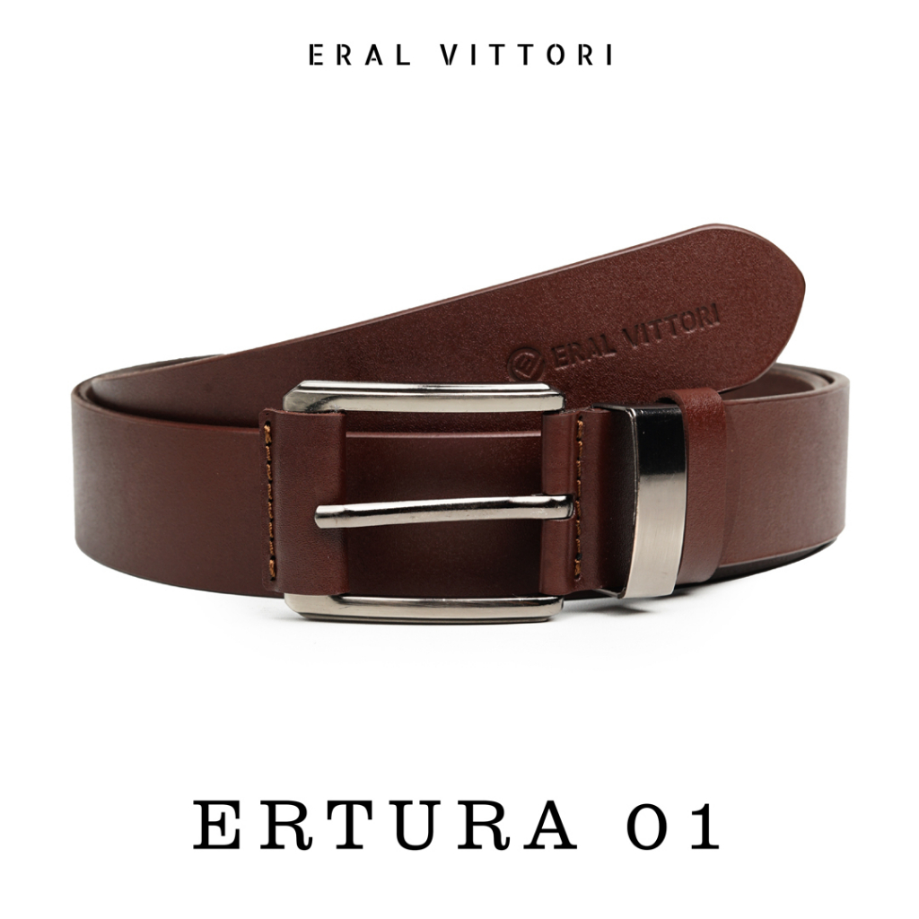 Eral Vittori -  Ertura 01 Ikat Pinggang Pria Kulit