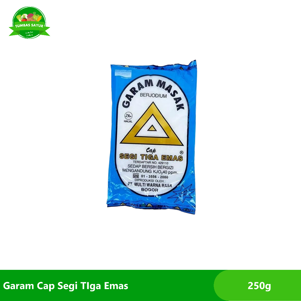 

Garam Cap Segi TIga Emas 250g