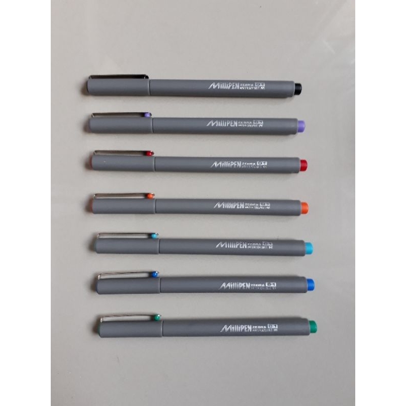 

Pen Zebra Milipen 01 Colors (Harga untuk 1 Pcs)