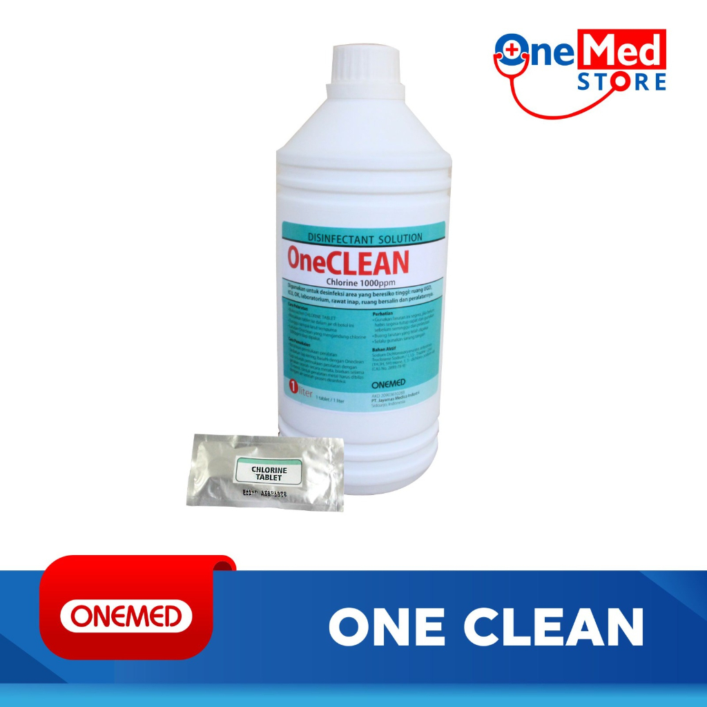 One Clean + Chlorine Tablet 1Liter OneMed OJ2